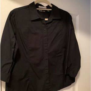 Style & Co 3/4 sleeve button down shirt